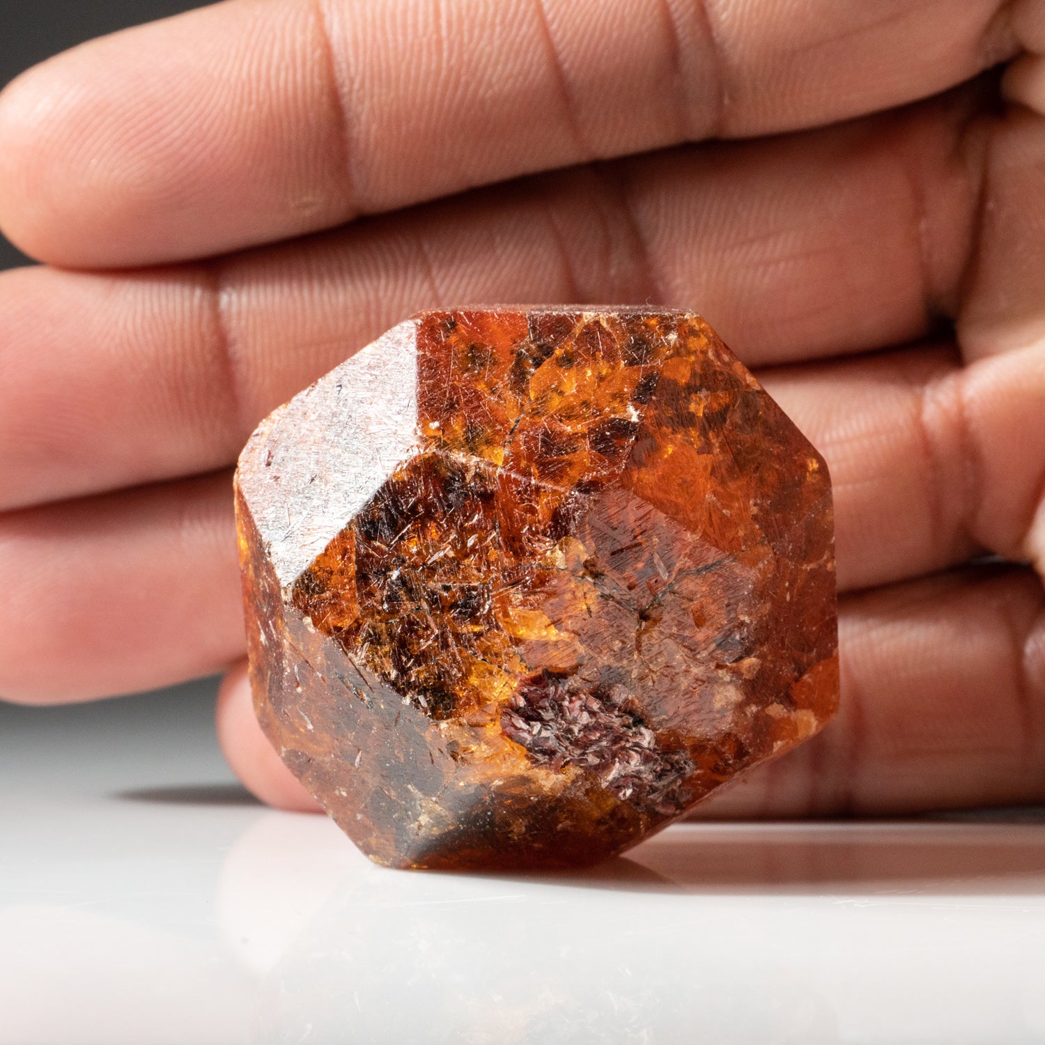 Spessartine Garnet Crystal from Loliondo, Arusha, Tanzania — Astro