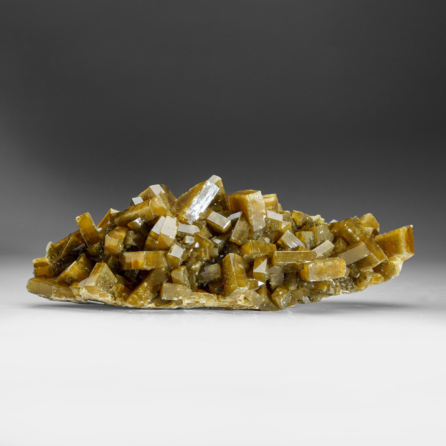 Golden Barite with Marcasite Crystals from Nandan County, Hechi, Guangxi, China