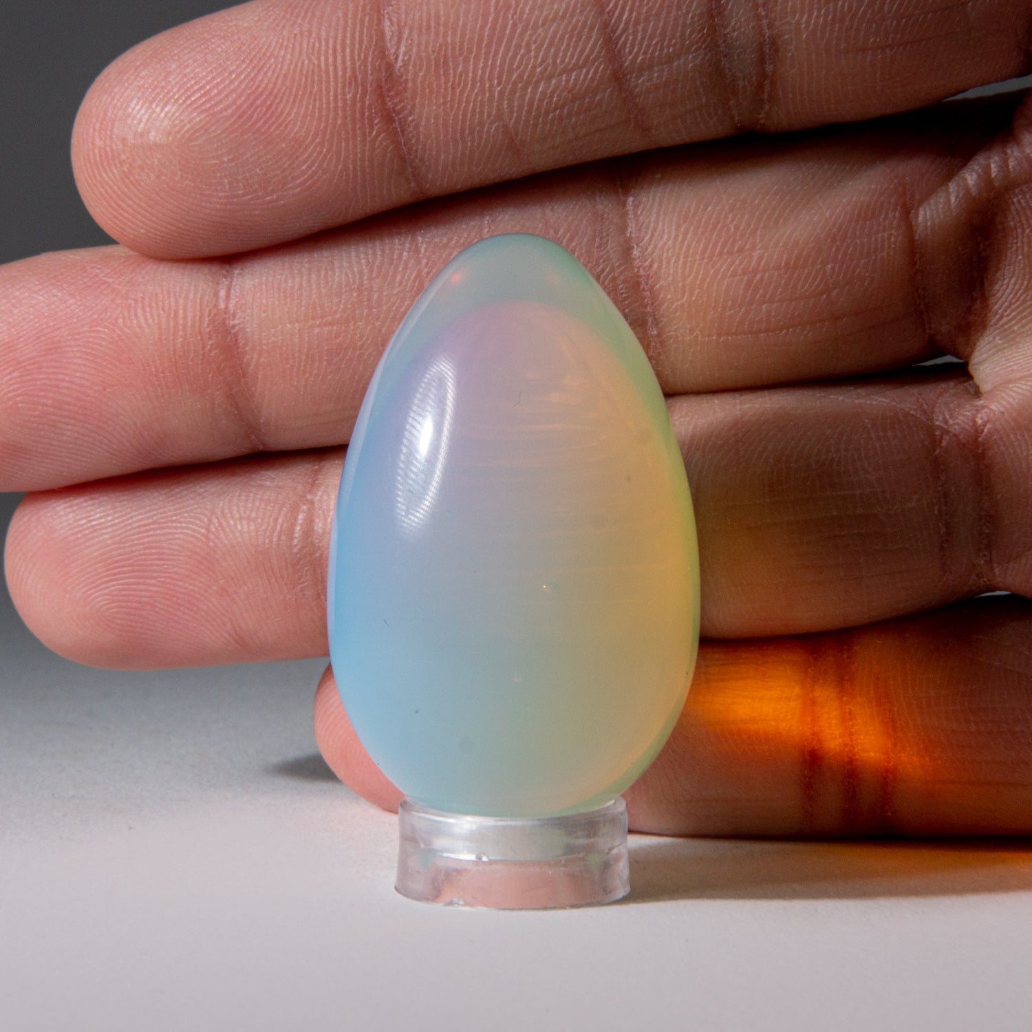 Genuine Polished Small Opalite Crystal Egg