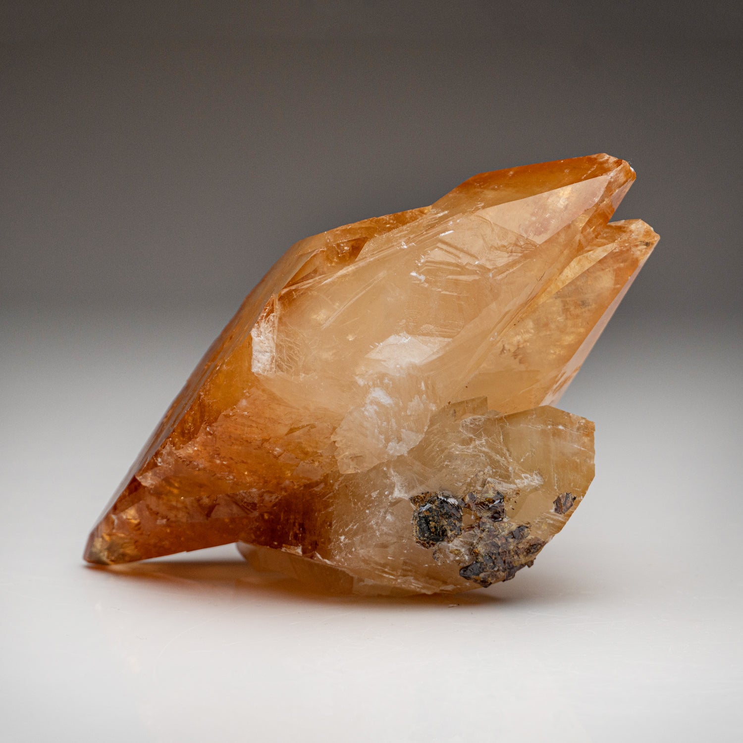Golden Calcite from Elmwood Mine, Carthage, Smith County, Tennessee