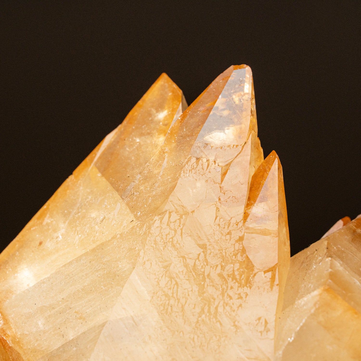 Golden Calcite from Elmwood Mine, Carthage, Smith County, Tennessee