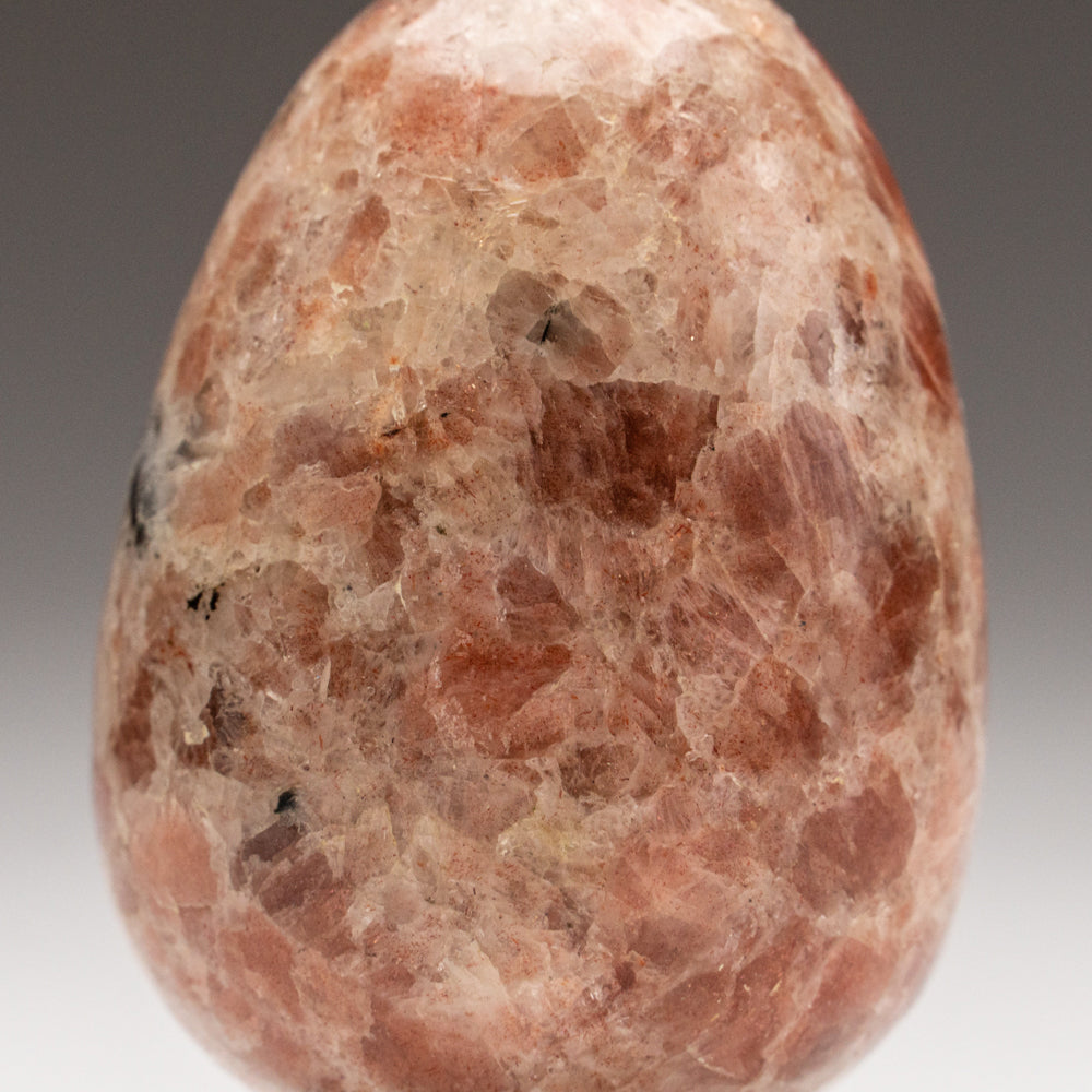 Polished Sunstone Egg (155 Grams)