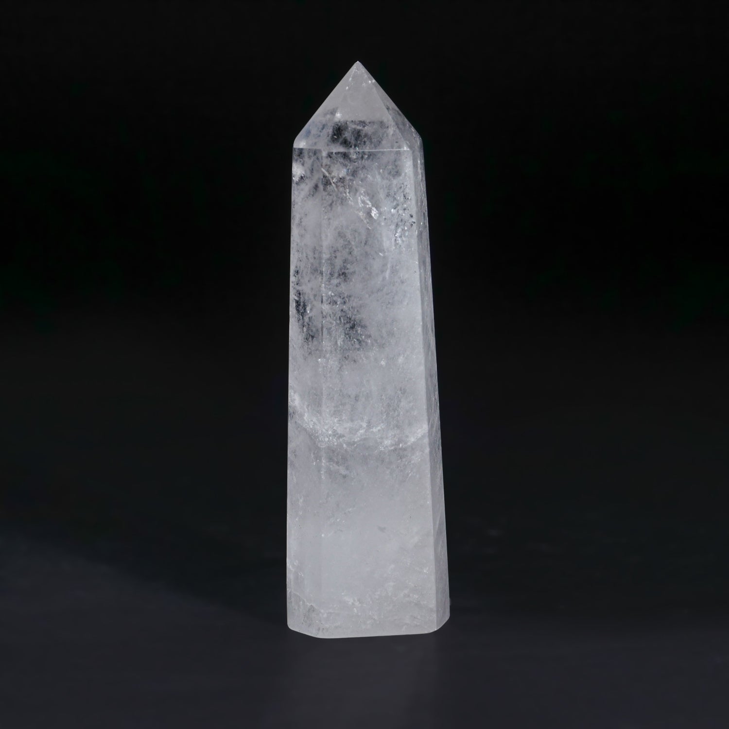 Genuine Polished Clear Quartz Point From Brazil (280 grams)