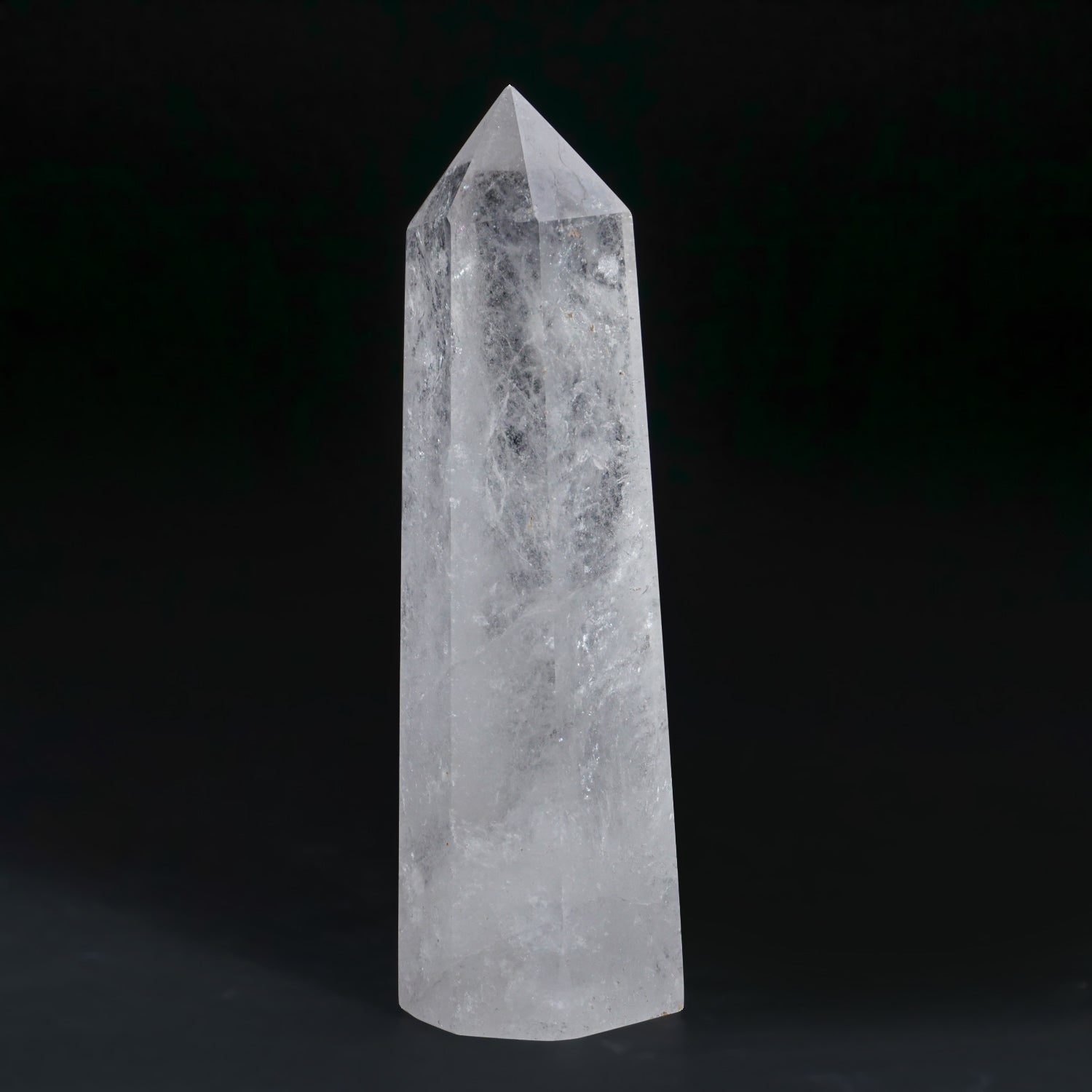 Genuine Polished Clear Quartz Point From Brazil (280 grams)