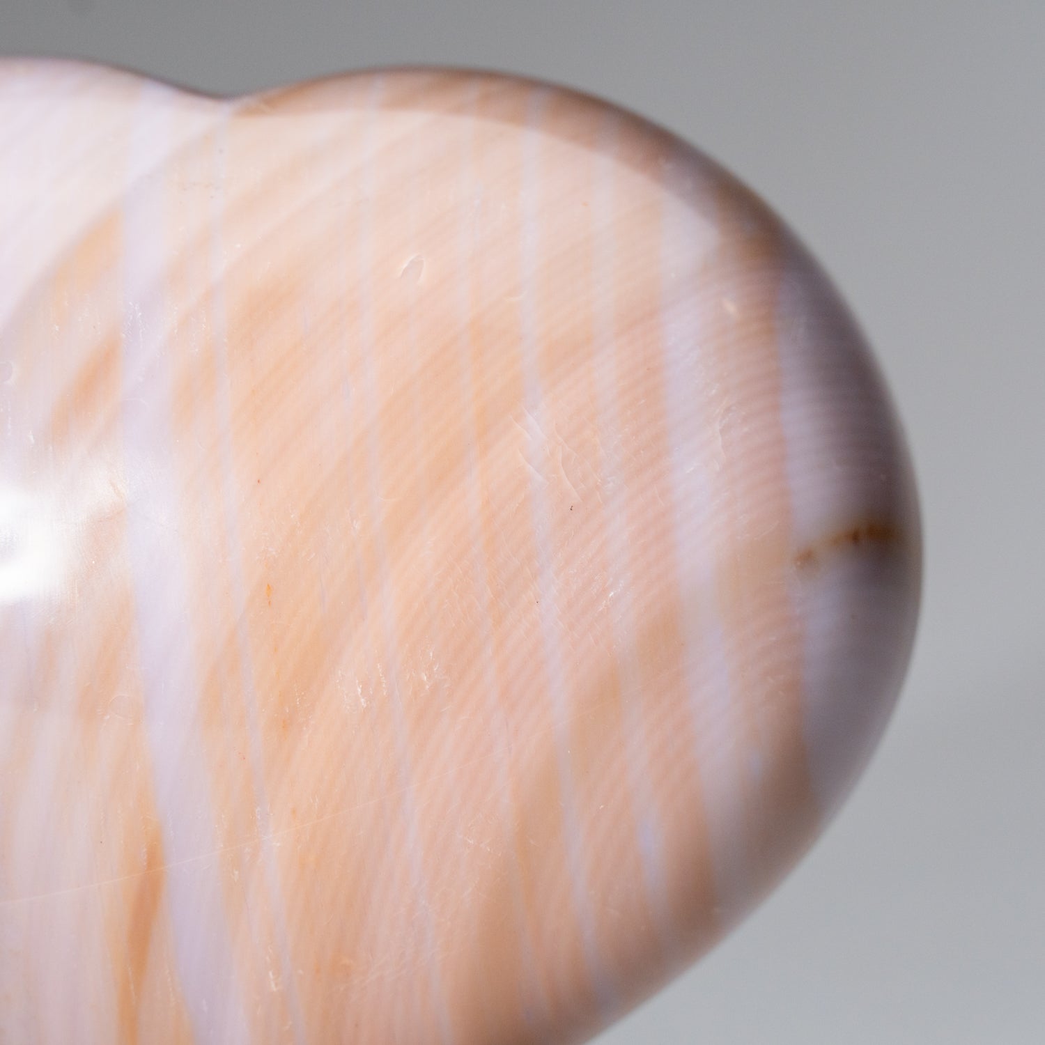 Genuine Polished Polychrome Jasper Heart from Madagascar (279.9 grams)