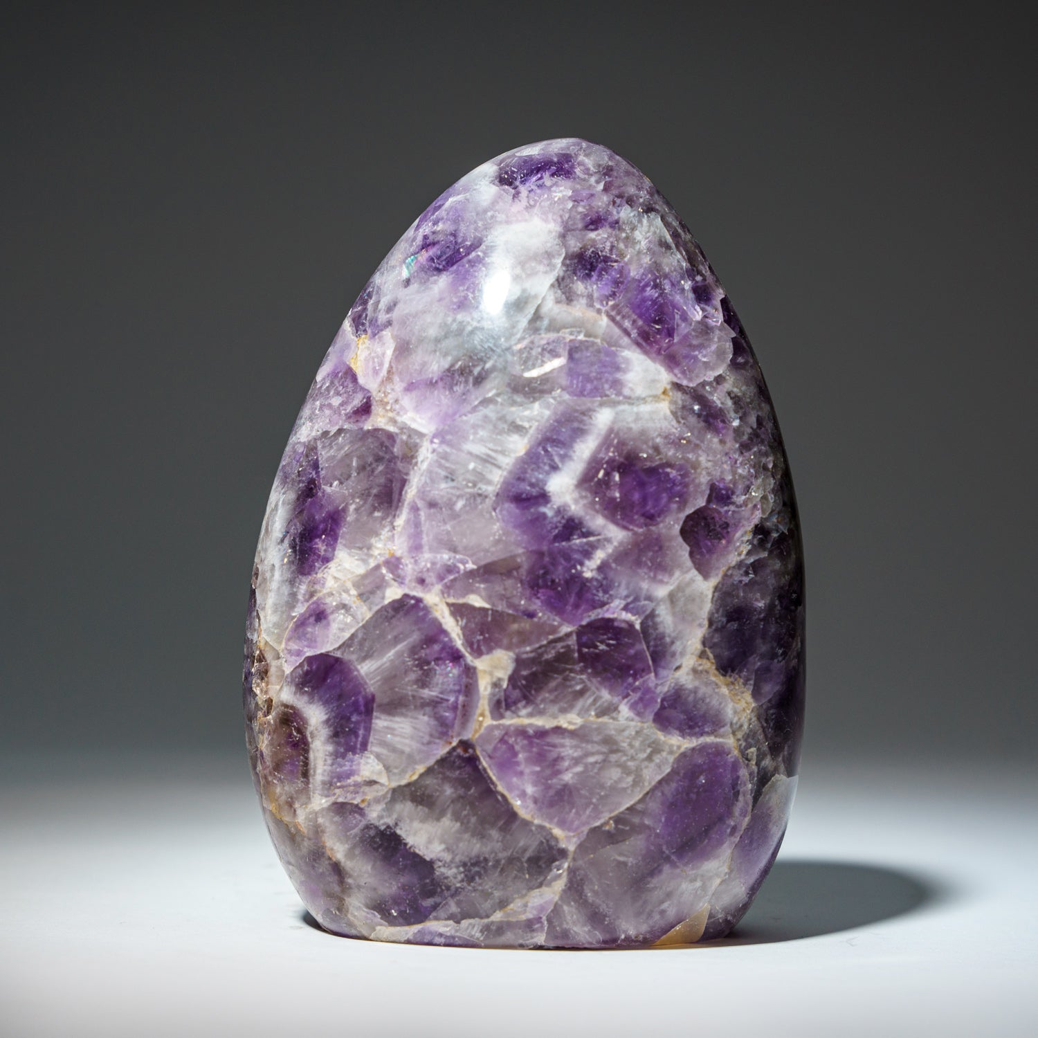 Polished Chevron Amethyst Freefrom from Brazil (4.3 lbs)