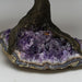 Genuine White Quartz Clustered Gemstone Tree on Amethyst Matrix - The Energy Tree (4") - Astro Gallery of Gems