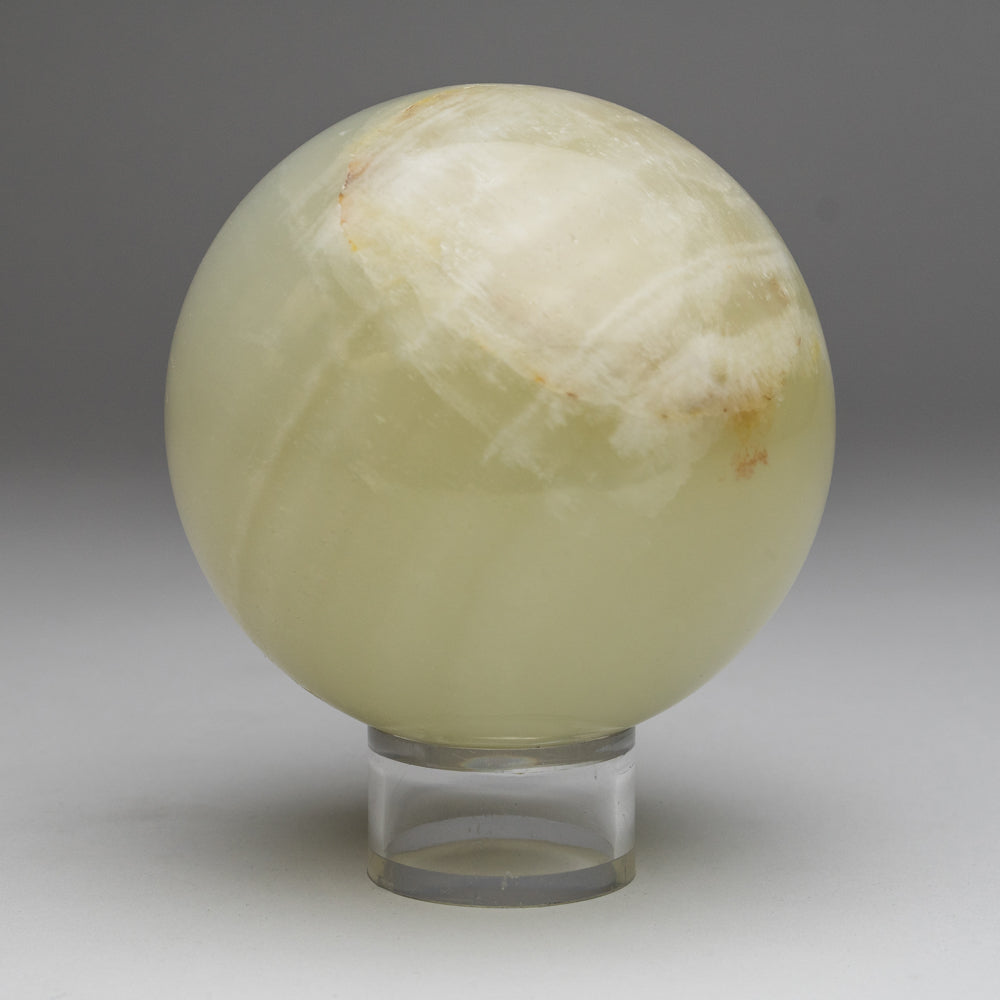 Genuine Polished Banded Green Onyx Sphere from Mexico (3 lbs)