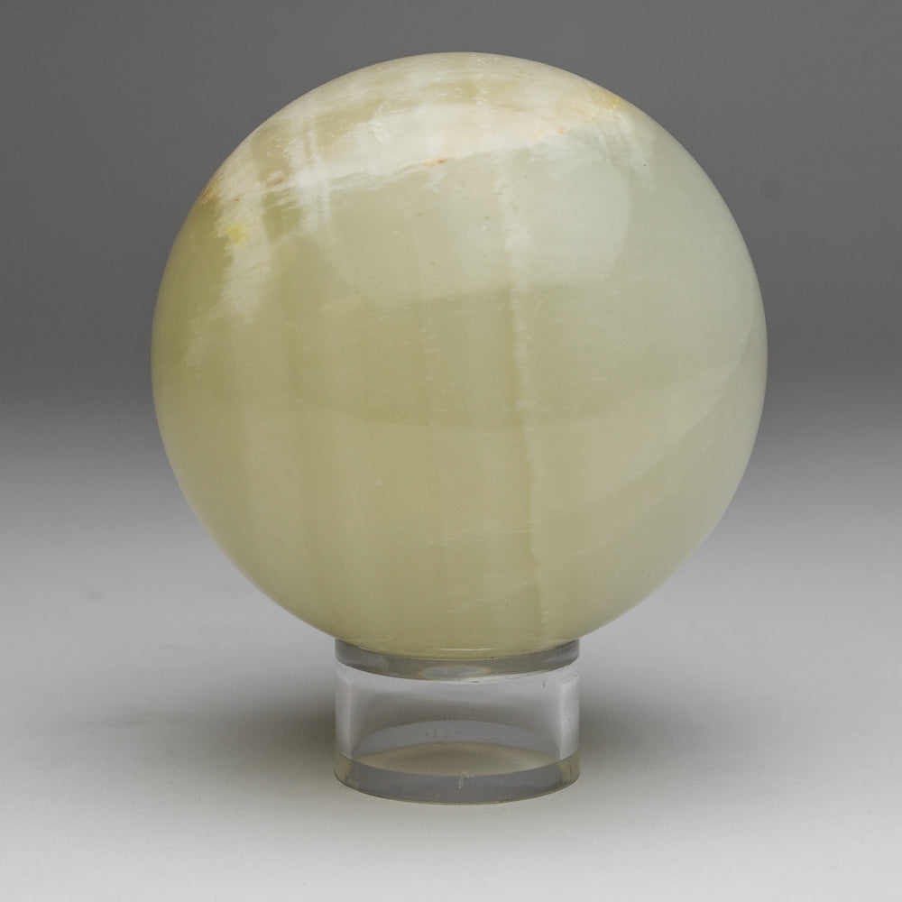 Genuine Polished Banded Green Onyx Sphere from Mexico (3 lbs)