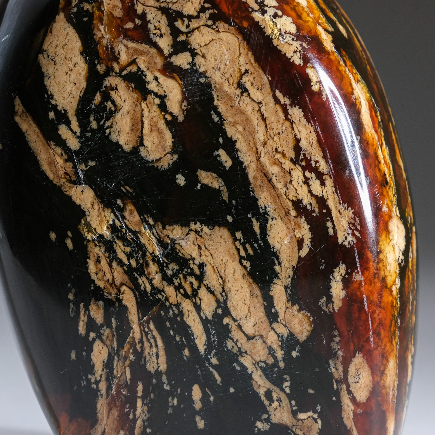 Polished Amber Freeform from Indonesia (314.5 grams)