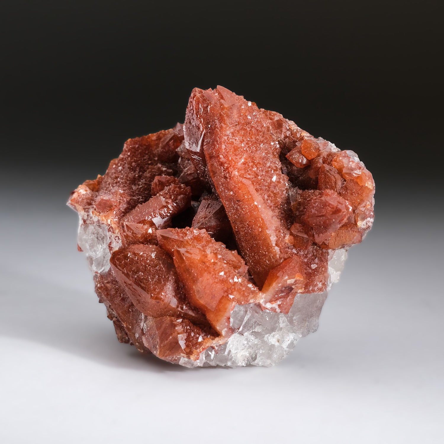 Red Quartz Hematite Crystal Cluster from Morocco (364.5 grams) — Astro  Gallery of Gems