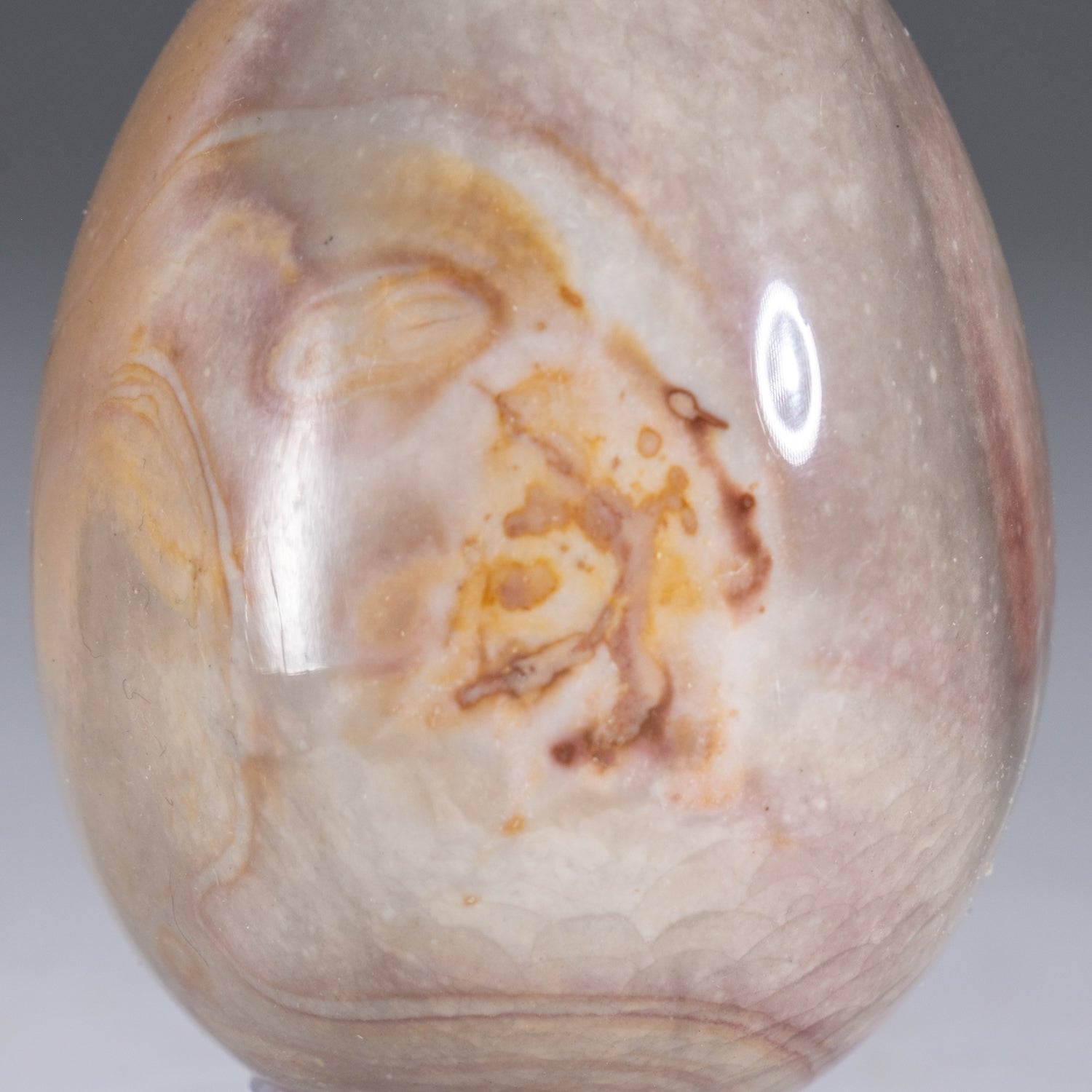 Polished Polychrome Egg from Madagascar (.5 lbs)