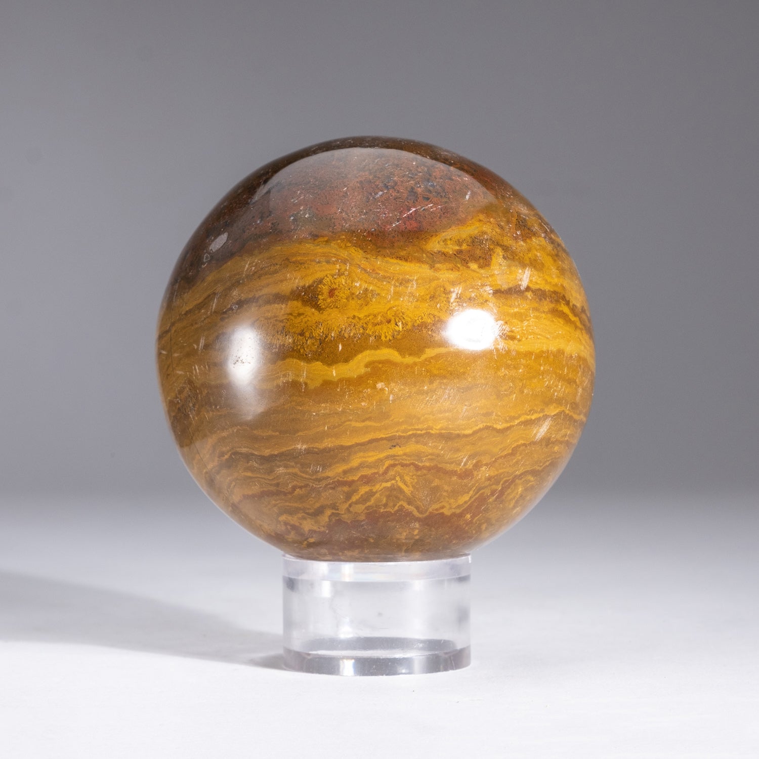 Genuine Polished Ocean Jasper Sphere (2.6 lbs)
