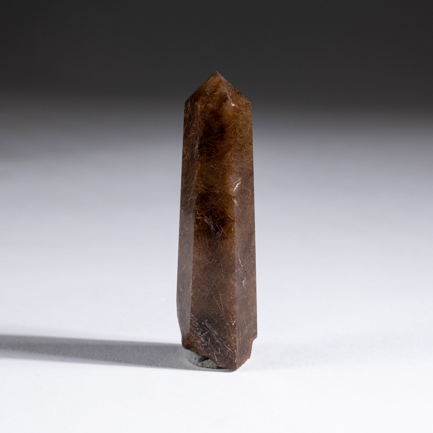 Genuine Polished Red Rutilated Quartz Point from Brazil (37.4 grams)