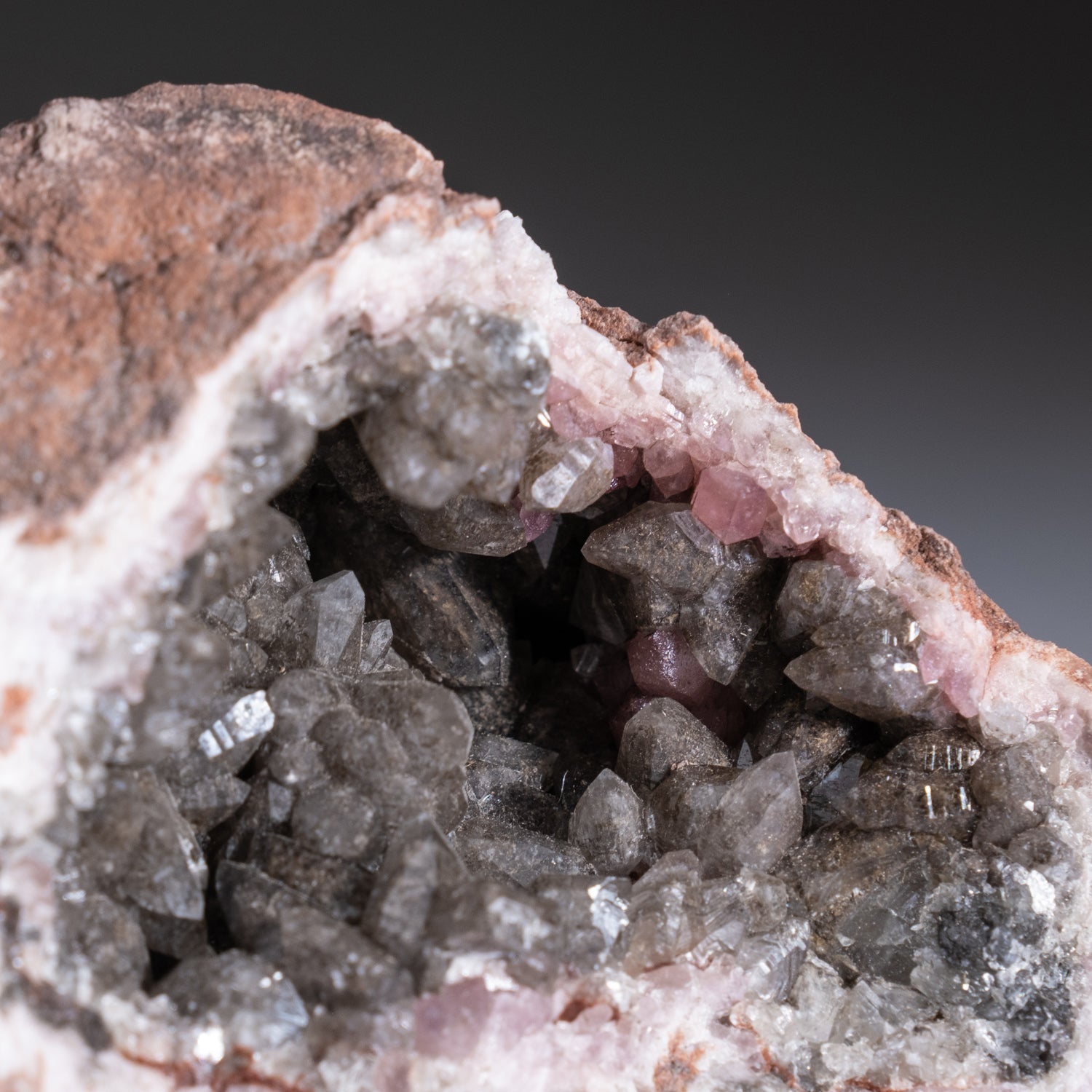 Pink Amethyst Geode Cluster from Neuquén Argentina (214.4 grams)