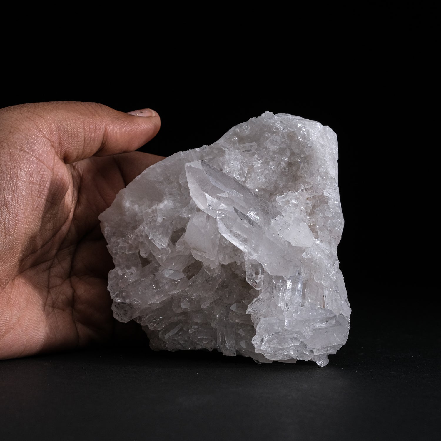 Gem Quartz Crystal Cluster from Brazil (481.6 grams)