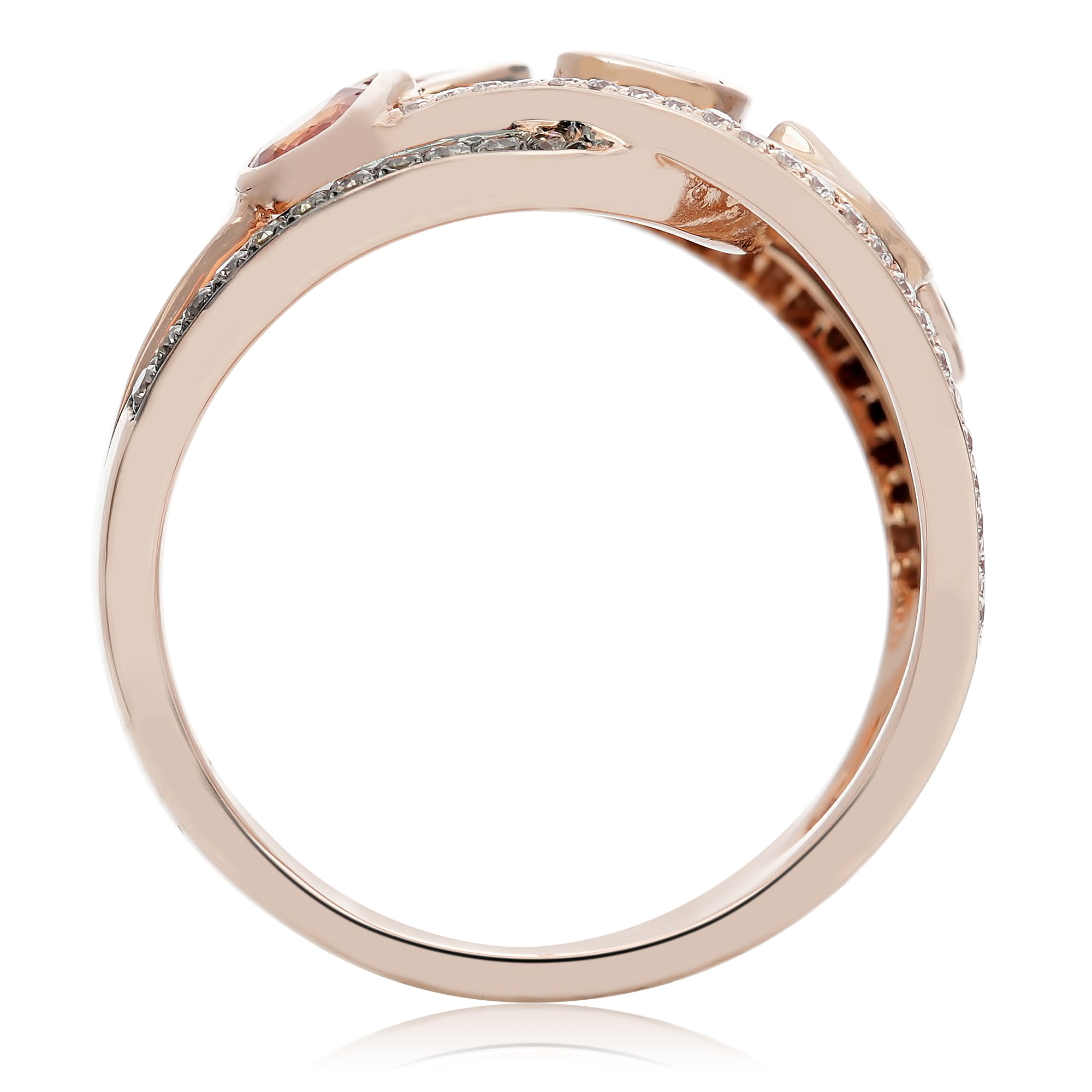 14k Rose Gold Sapphire Ring (GR2486-1)