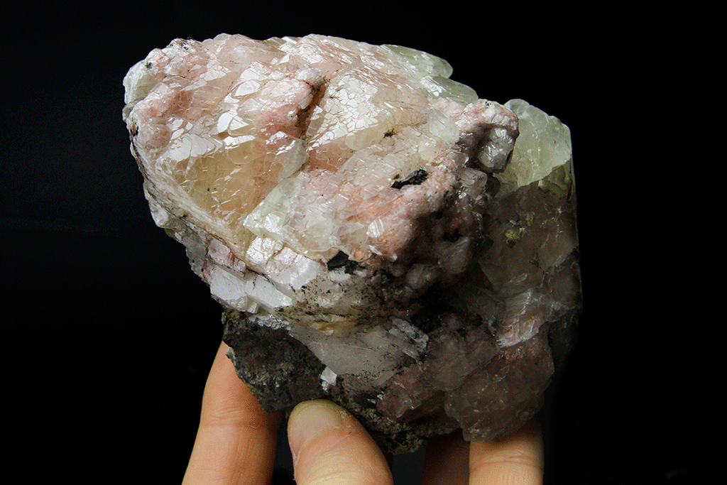 Copper included Calcite From Quincy Mine, Hancock, Keweenaw Peninsula Copper District, Houghton County, Michigan - Astro Gallery