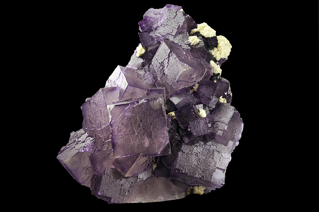 Barite on Fluorite From Elmwood Mine, Carthage, Smith County, Tennessee