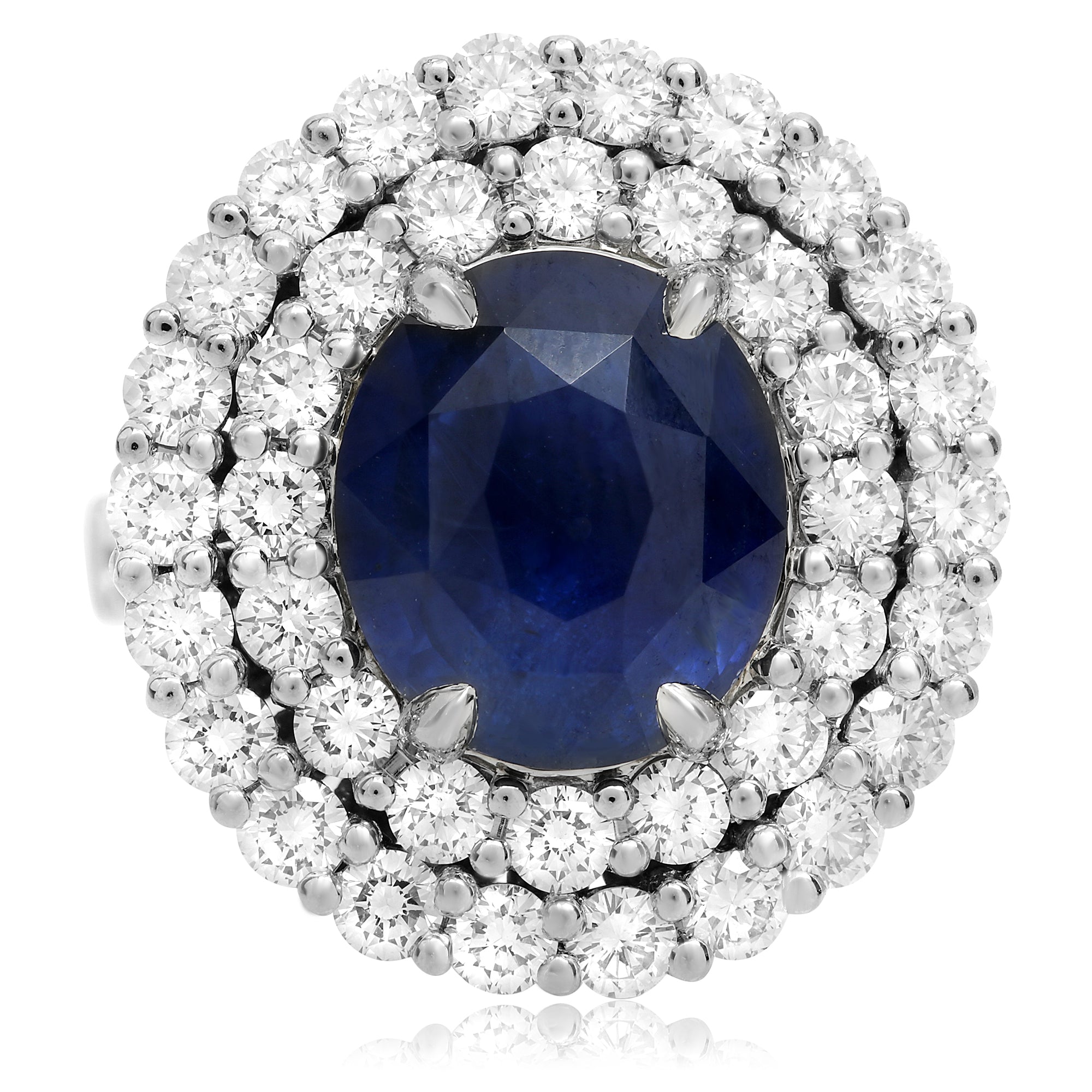 Platinum Sapphire Ring (KR5748-2)