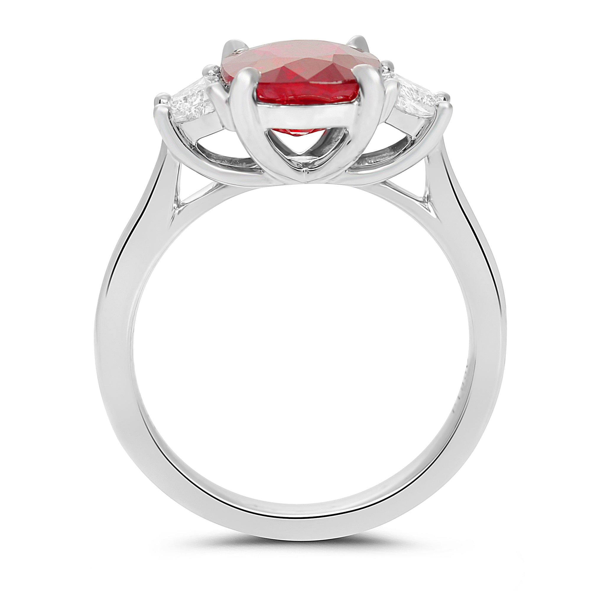 Platinum Ruby Ring (KR5841-2)