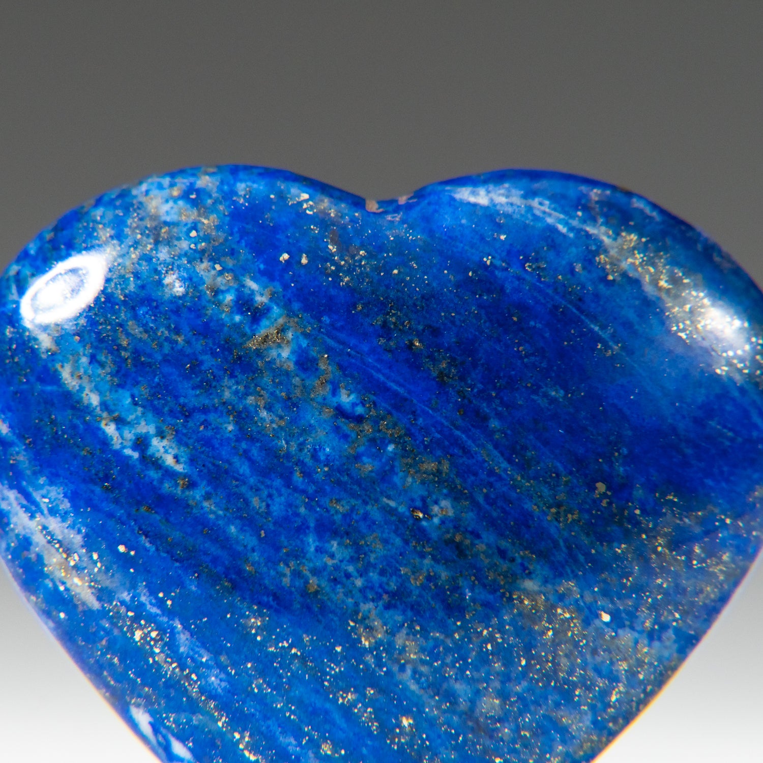 Polished Lapis Lazuli Heart from Afghanistan (30 grams)