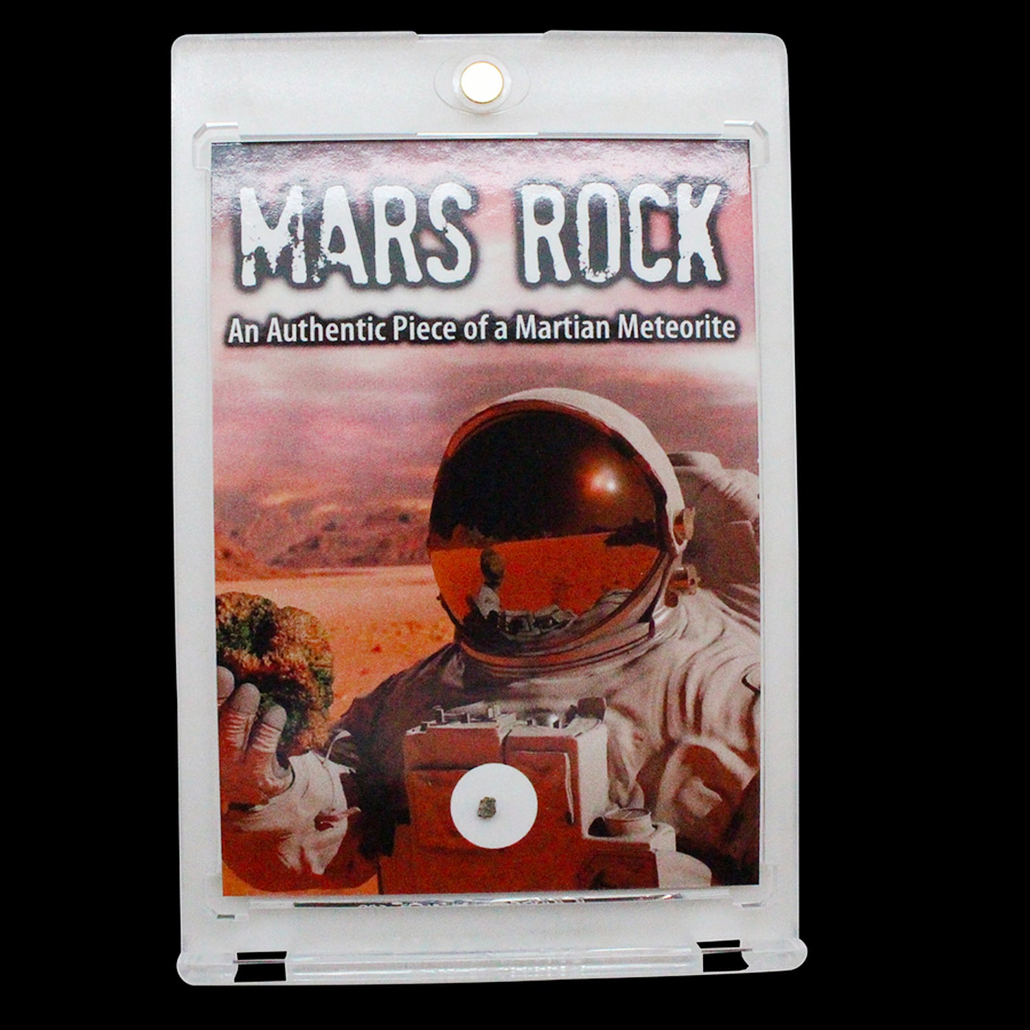 Genuine Mars Rock Meteorite in Display Box.