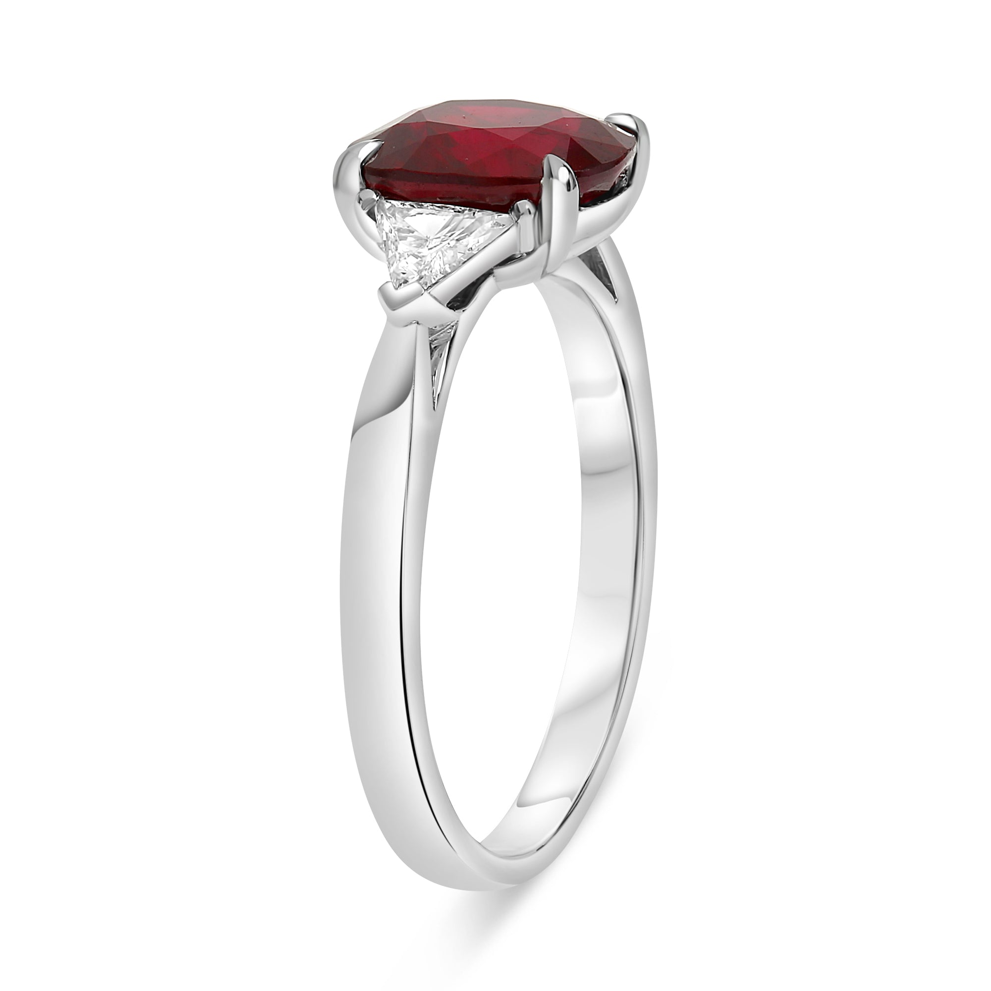 Platinum Ruby Ring (MR632-152)