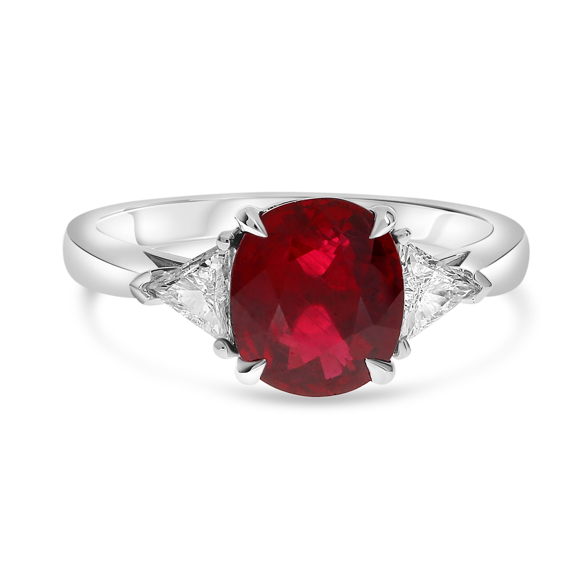 Platinum Ruby Ring (MR632-152)