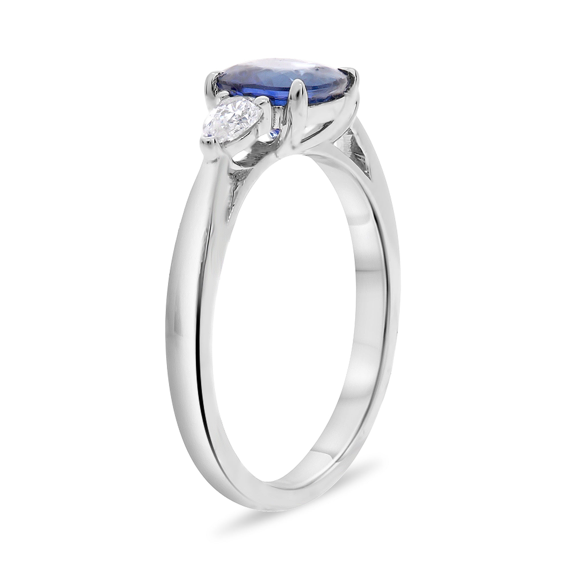 Platinum Sapphire Ring (MR632-39)
