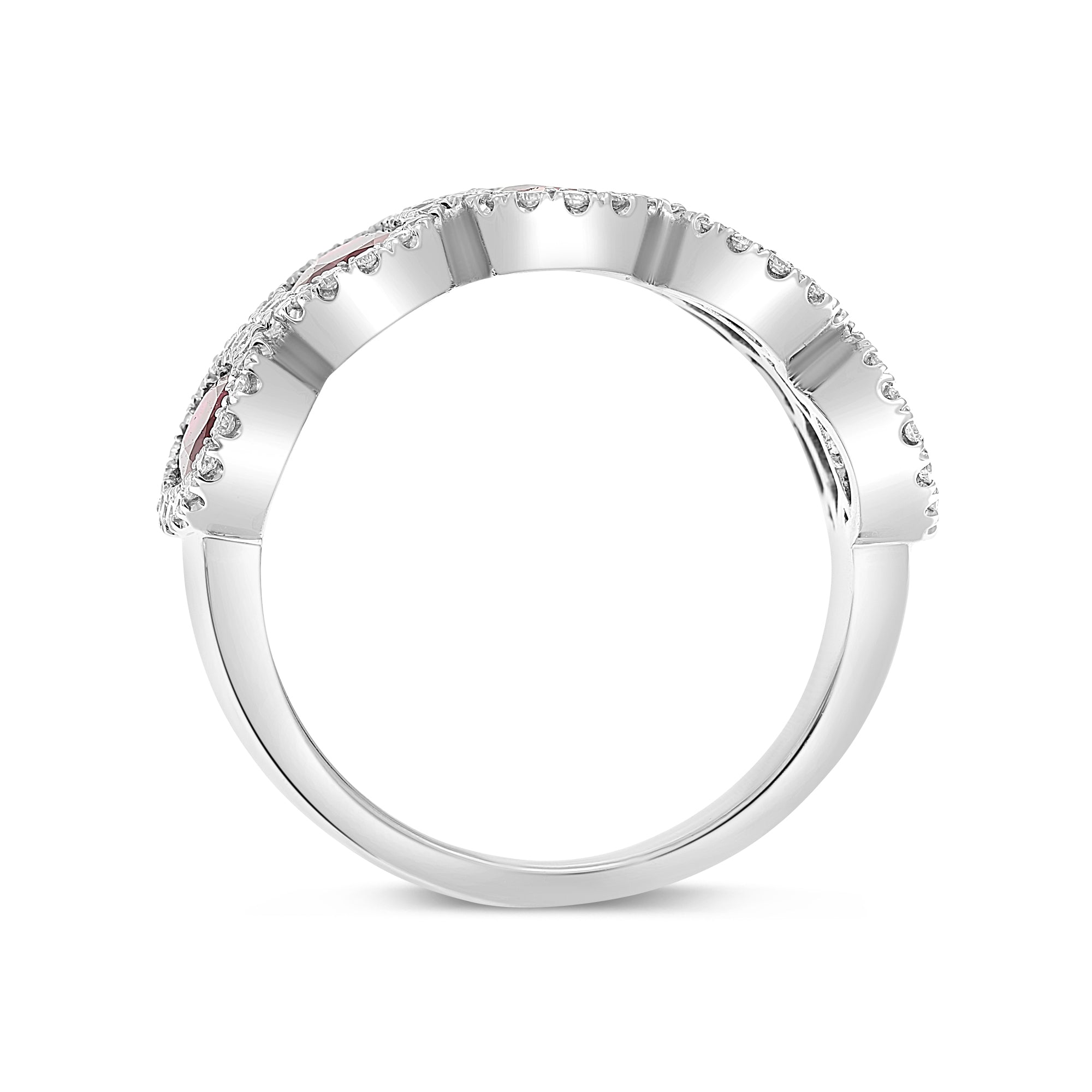 Platinum Ruby Ring (MR955-1)