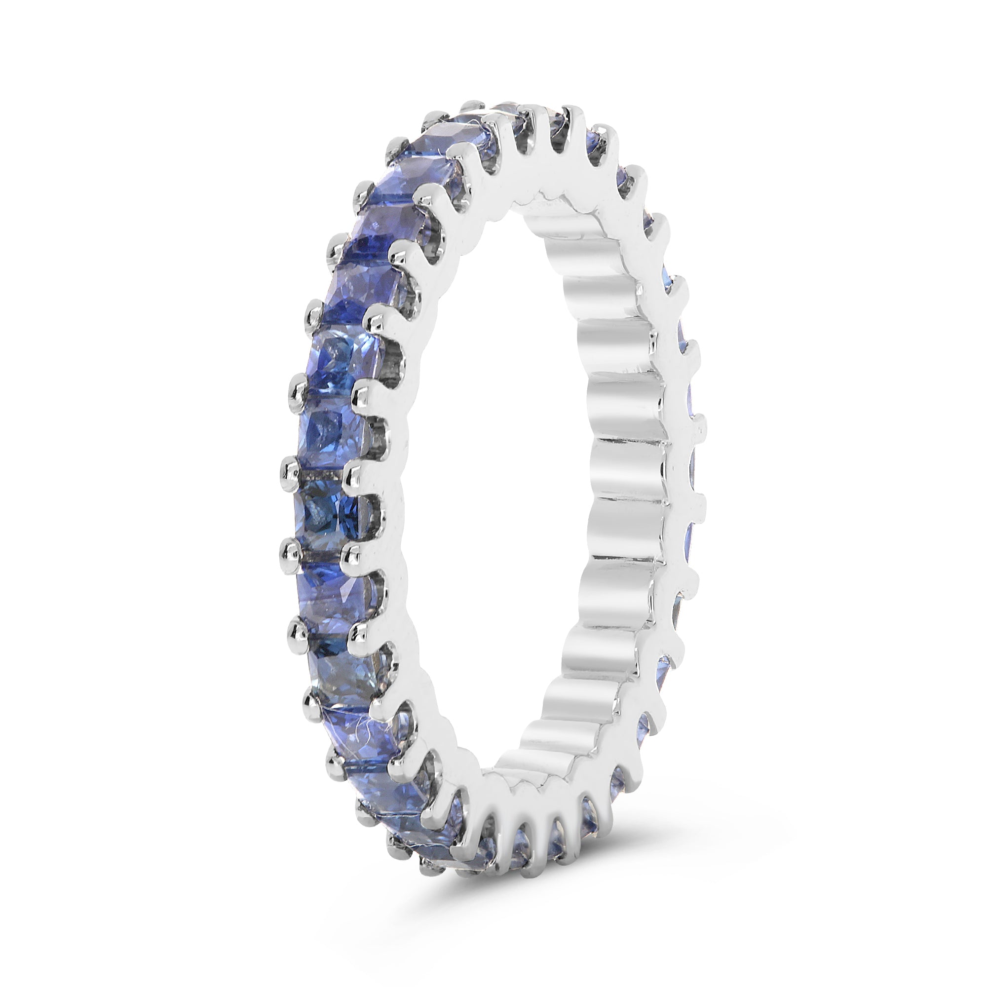 18k White Gold Sapphire Ring (NR1073-4)