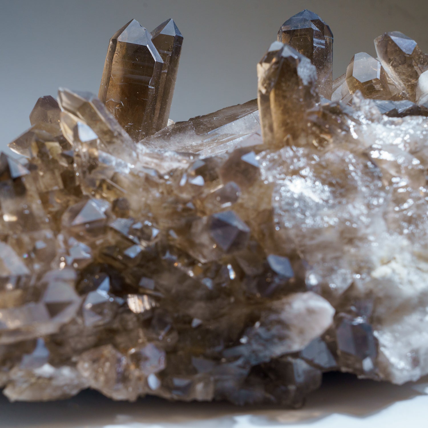 Genuine Smoky Quartz Crystal Cluster from Mina Gerais, Brazil  (15 lbs)