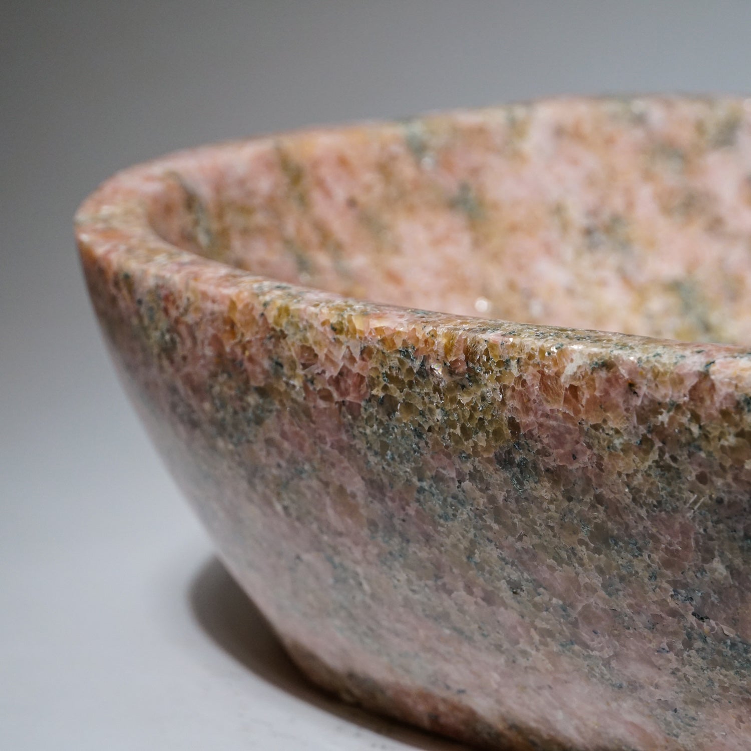 Polished Pink Sunstone Freeform Bowl from Madagascar (21.8 lbs)