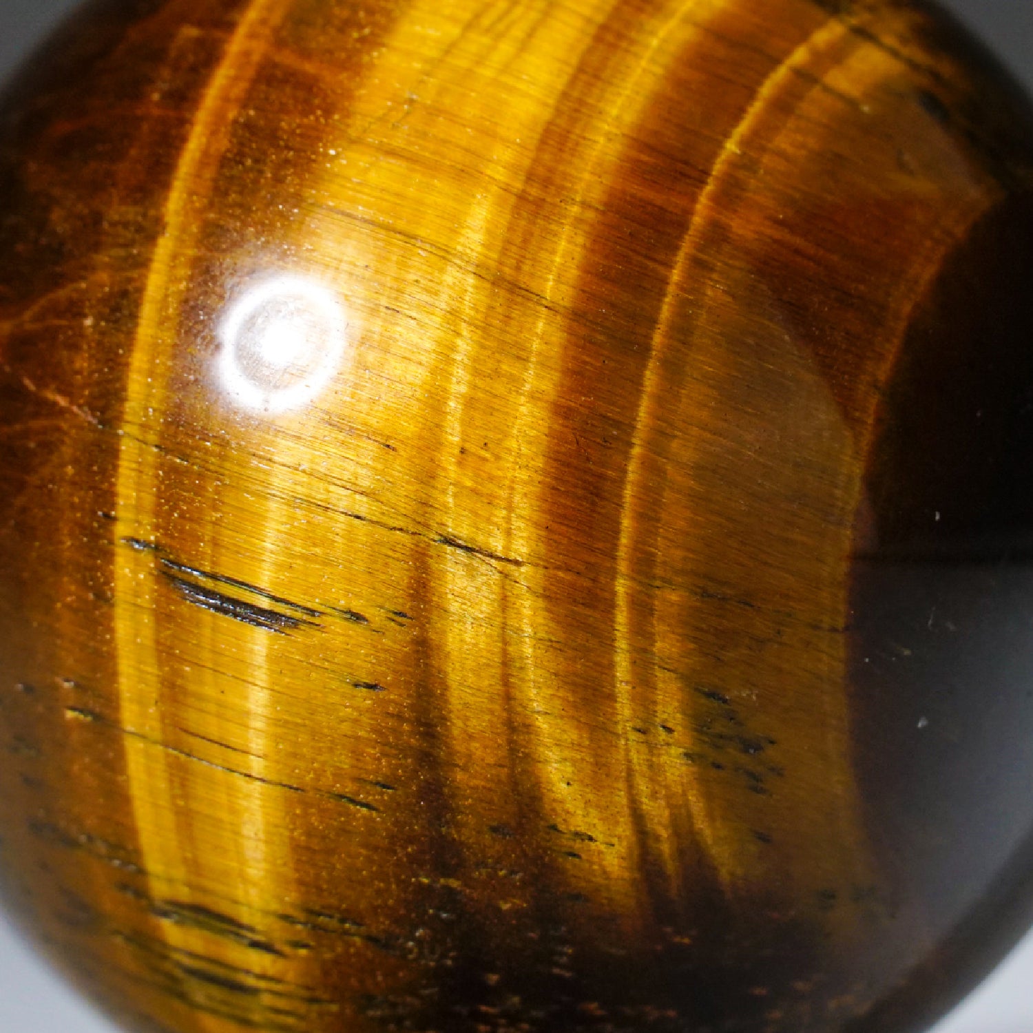 Genuine Polished Tiger's Eye Sphere (165 grams)
