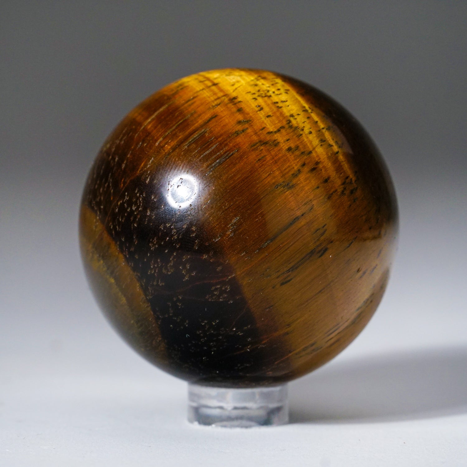 Genuine Polished Tiger's Eye Sphere (165 grams)