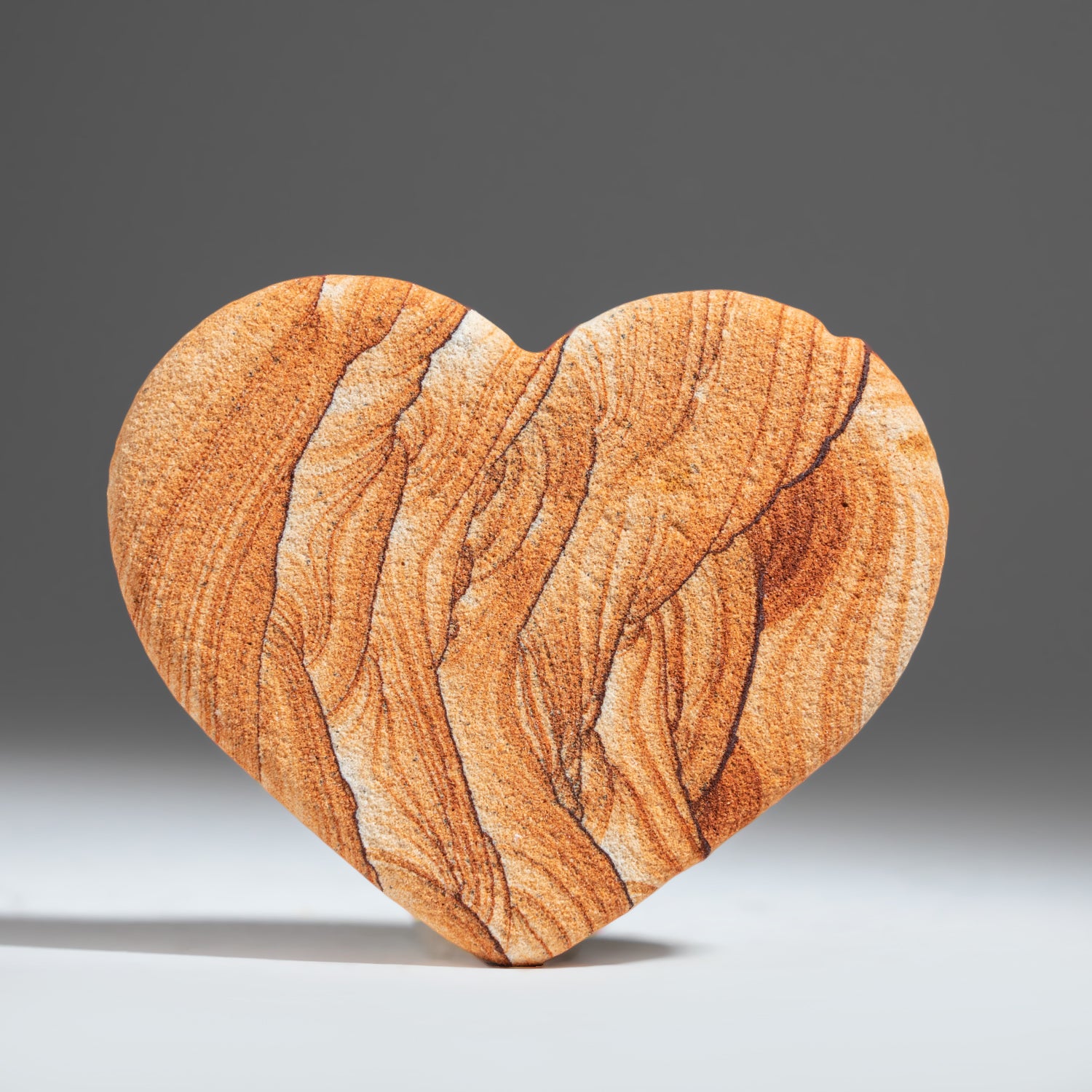 Genuine Sandstone Heart (72.2 grams)