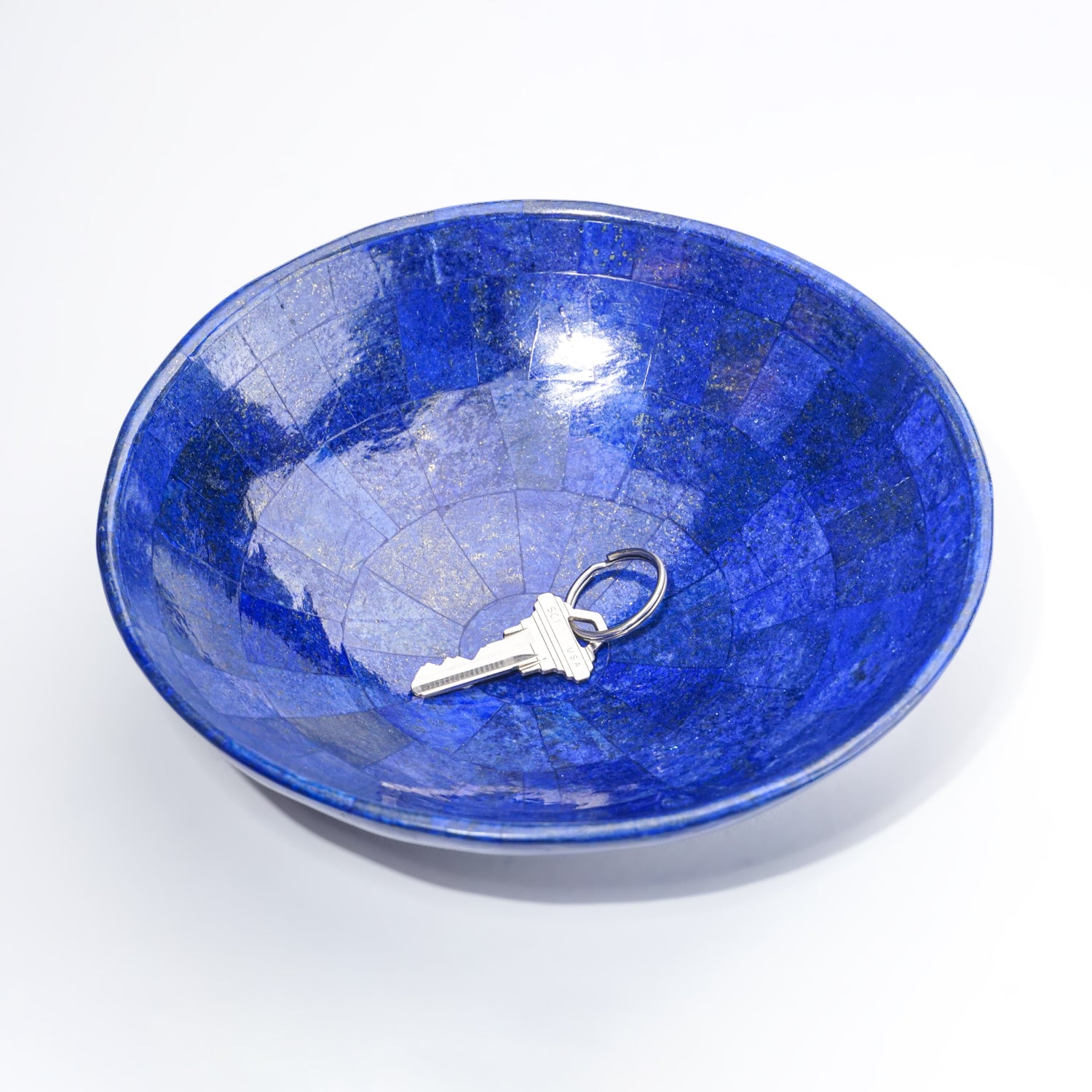 Genuine Polished Lapis Lazuli Bowl (1.7 lbs)