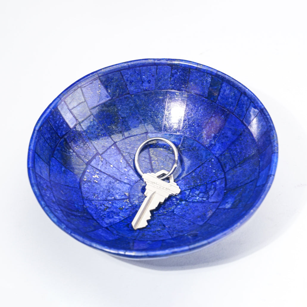 Genuine Polished Lapis Lazuli Bowl (1.2 lbs) — Astro Gallery of Gems