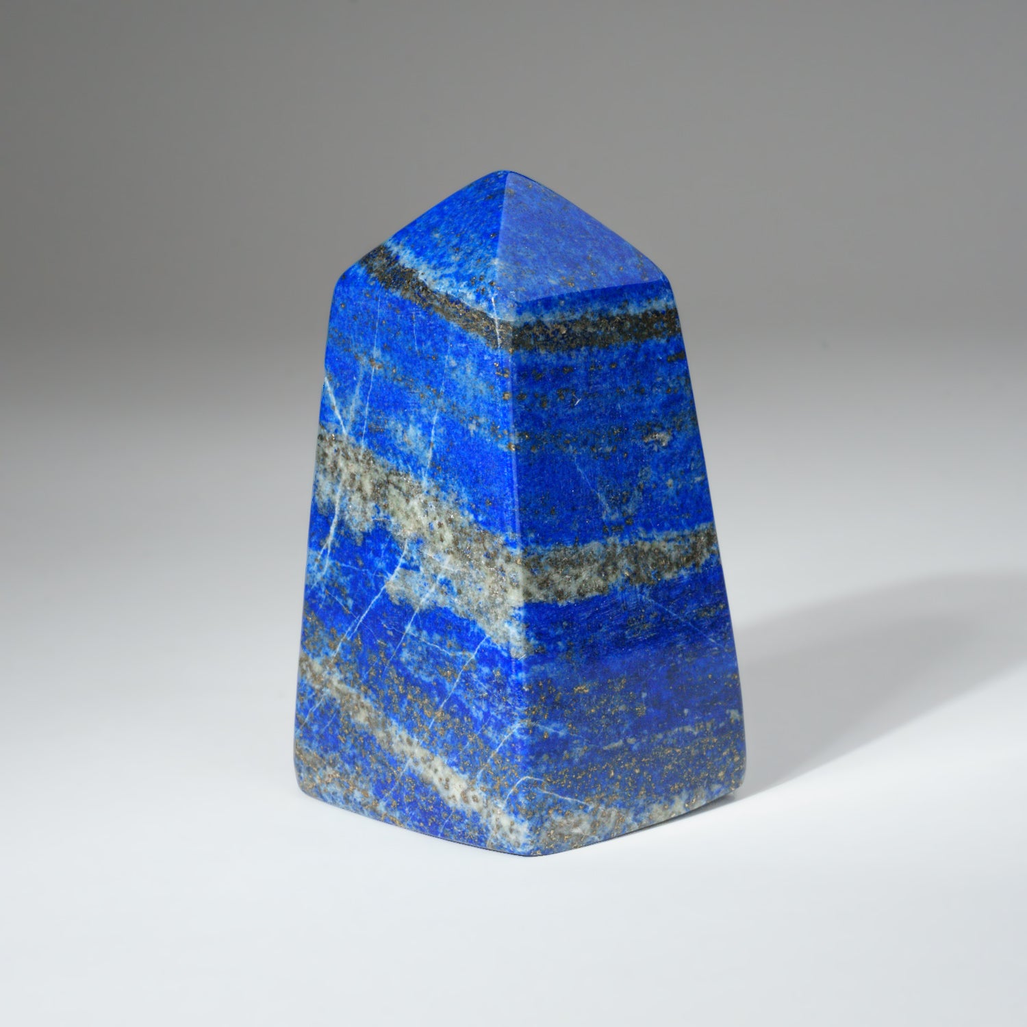 Polished Lapis Lazuli Point from Afghanistan (381.6 grams)