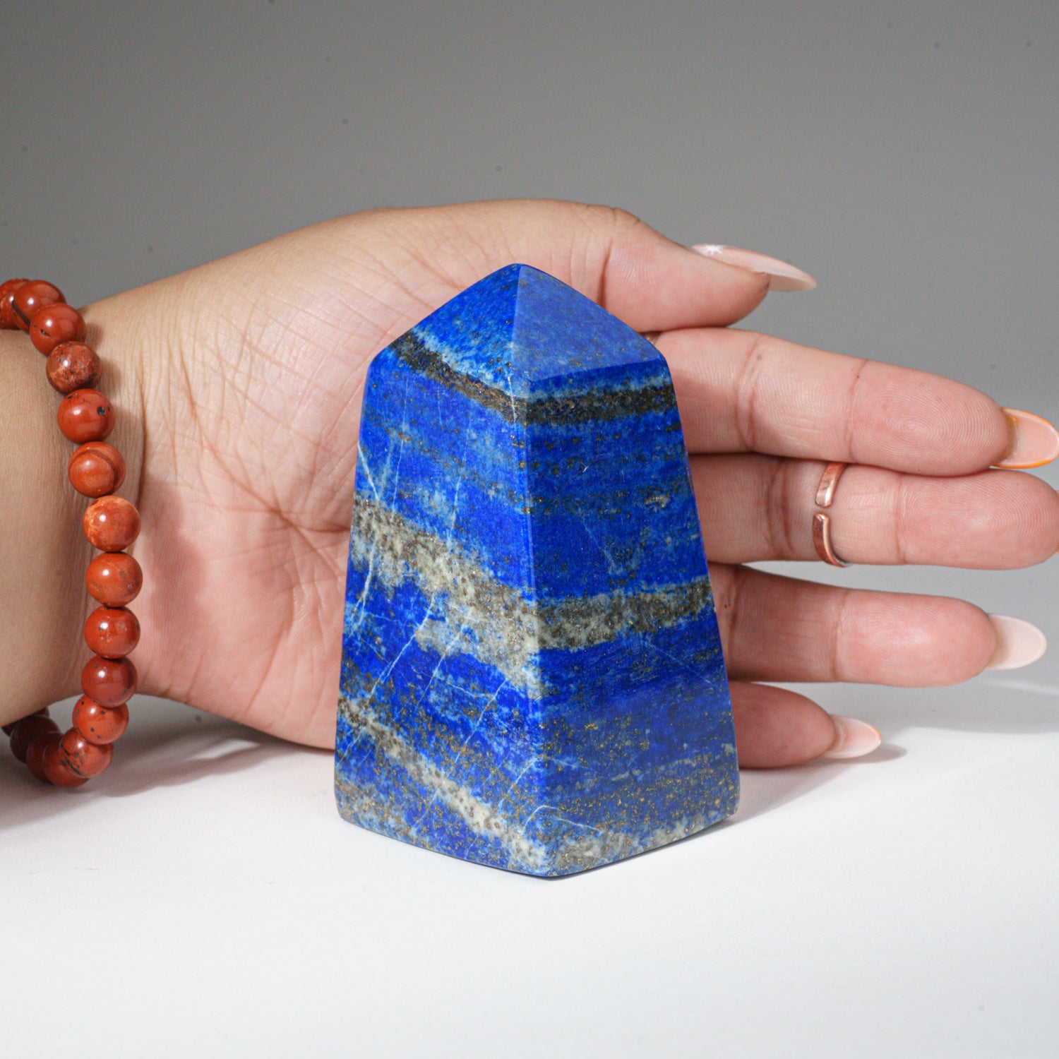 Polished Lapis Lazuli Point from Afghanistan (381.6 grams)