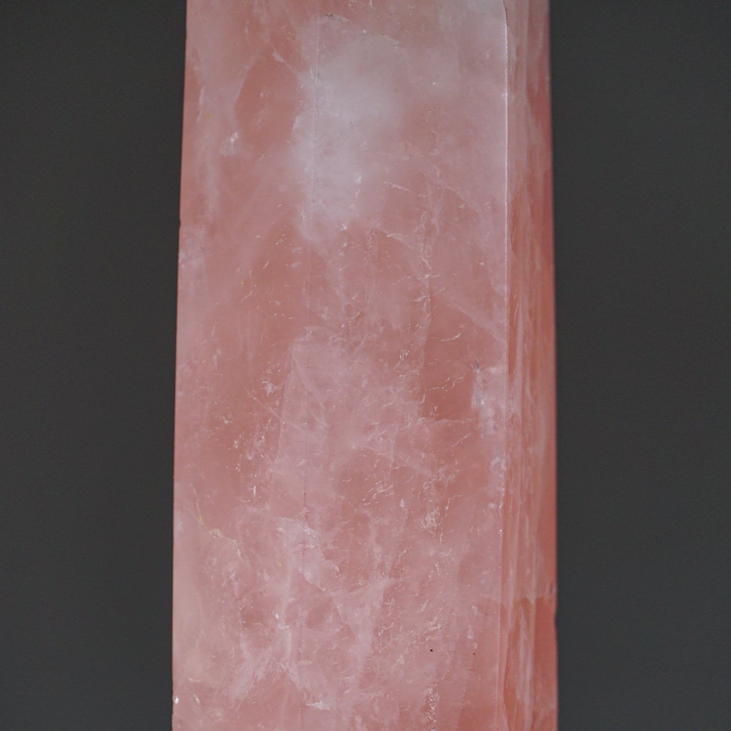 Genuine Rose Quartz Polished Point from Brazil (2.3 lbs)