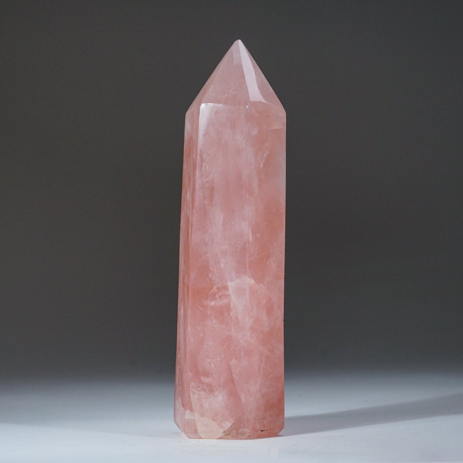 Genuine Rose Quartz Polished Point from Brazil (2.3 lbs)