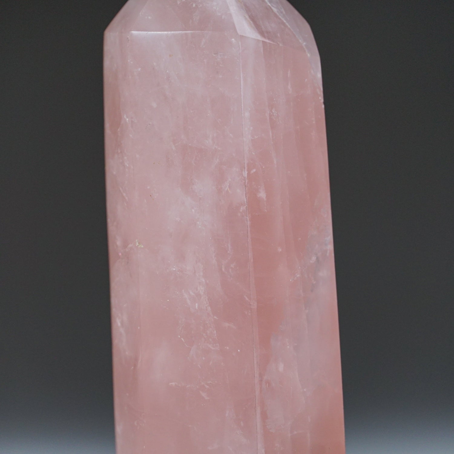 Genuine Rose Quartz Polished Point from Brazil (1.2 lbs)
