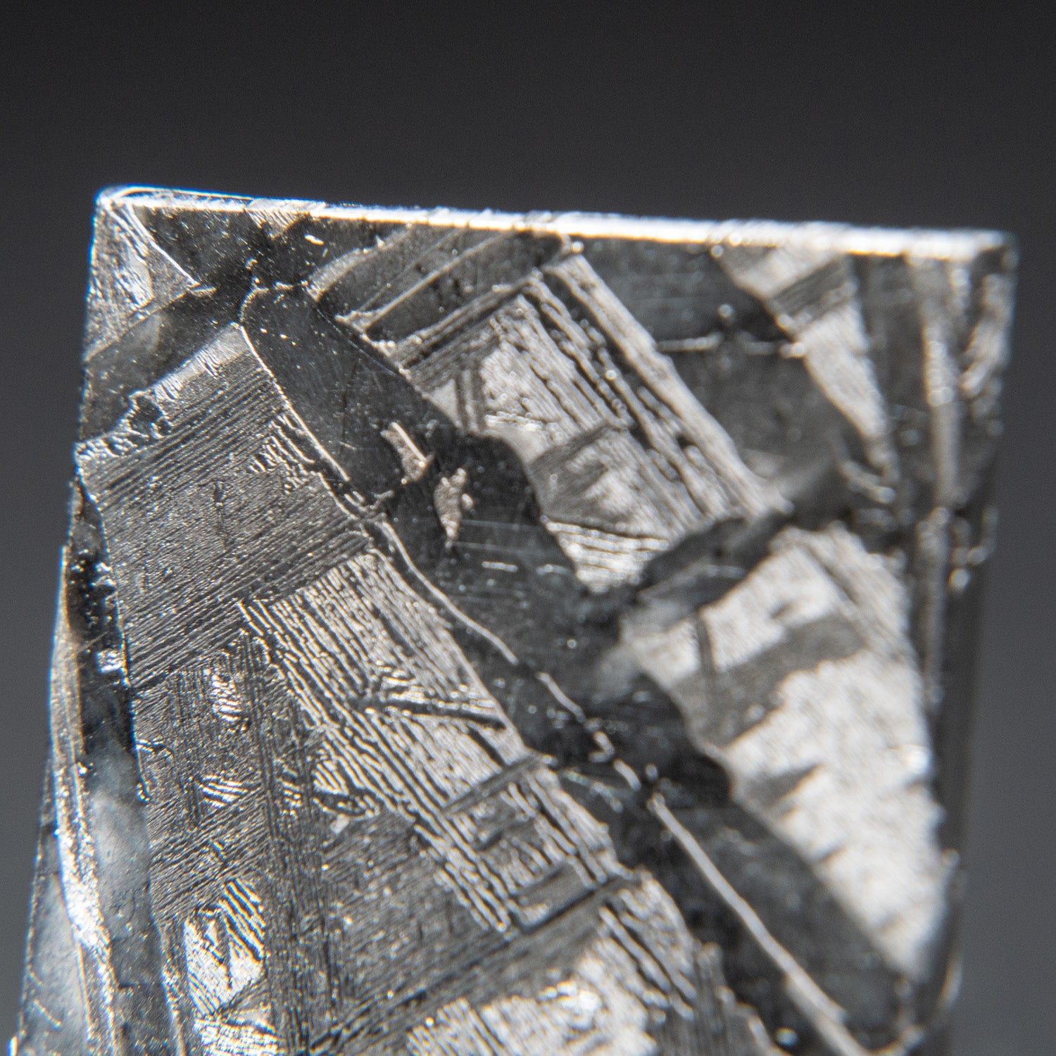 Genuine Natural Seymchan Meteorite Square Slice from Russia (15 grams)