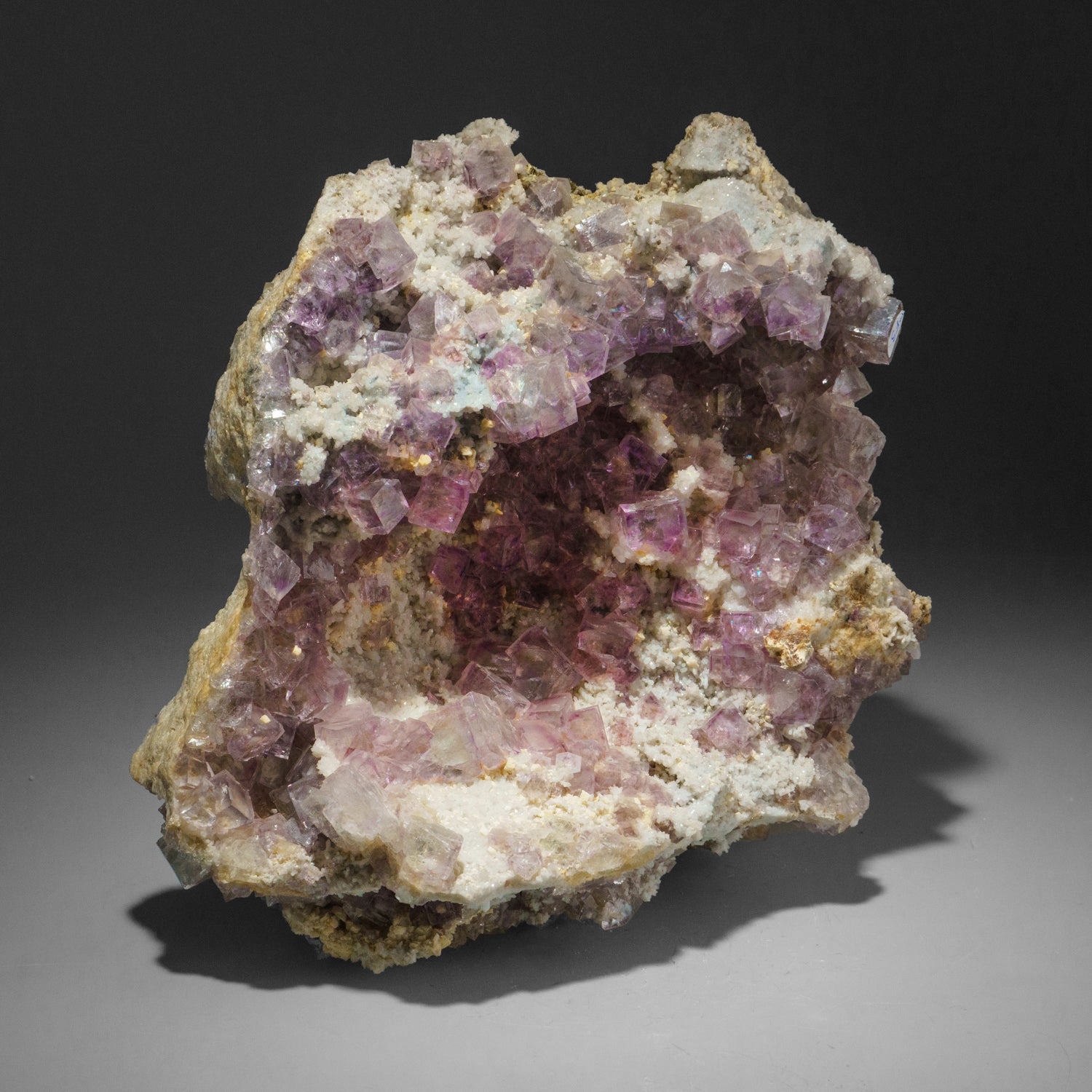 Purple Fluorite from Minggang Mine, Henan Province, China (11.2 lbs)