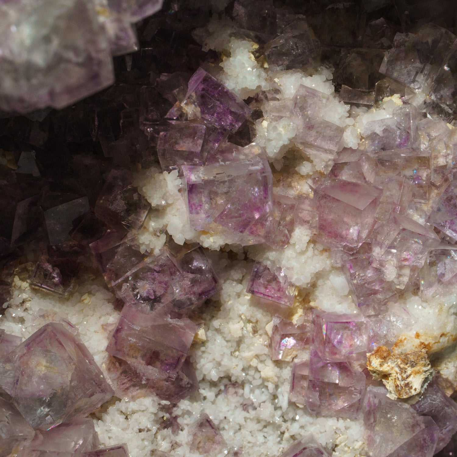 Purple Fluorite from Minggang Mine, Henan Province, China (11.2 lbs)