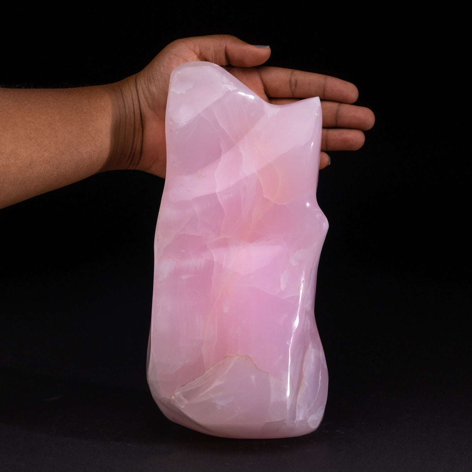 Polished Pink Mangano Calcite from Pakistan (9.4 lbs)