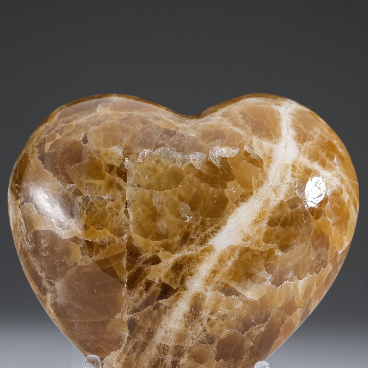 Genuine Polished Brown Onyx Heart from Mexico