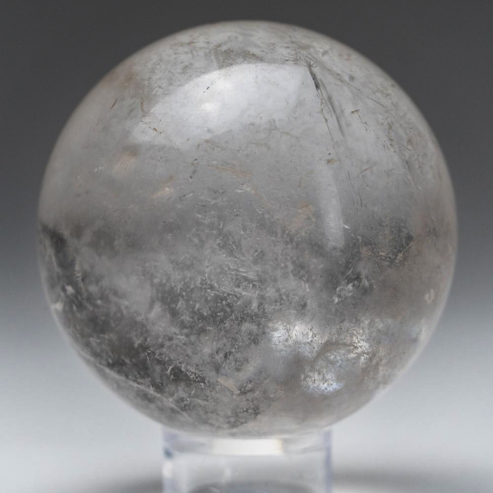 Polished Clear Quartz Sphere From Brazil (2.5", .6 lbs)